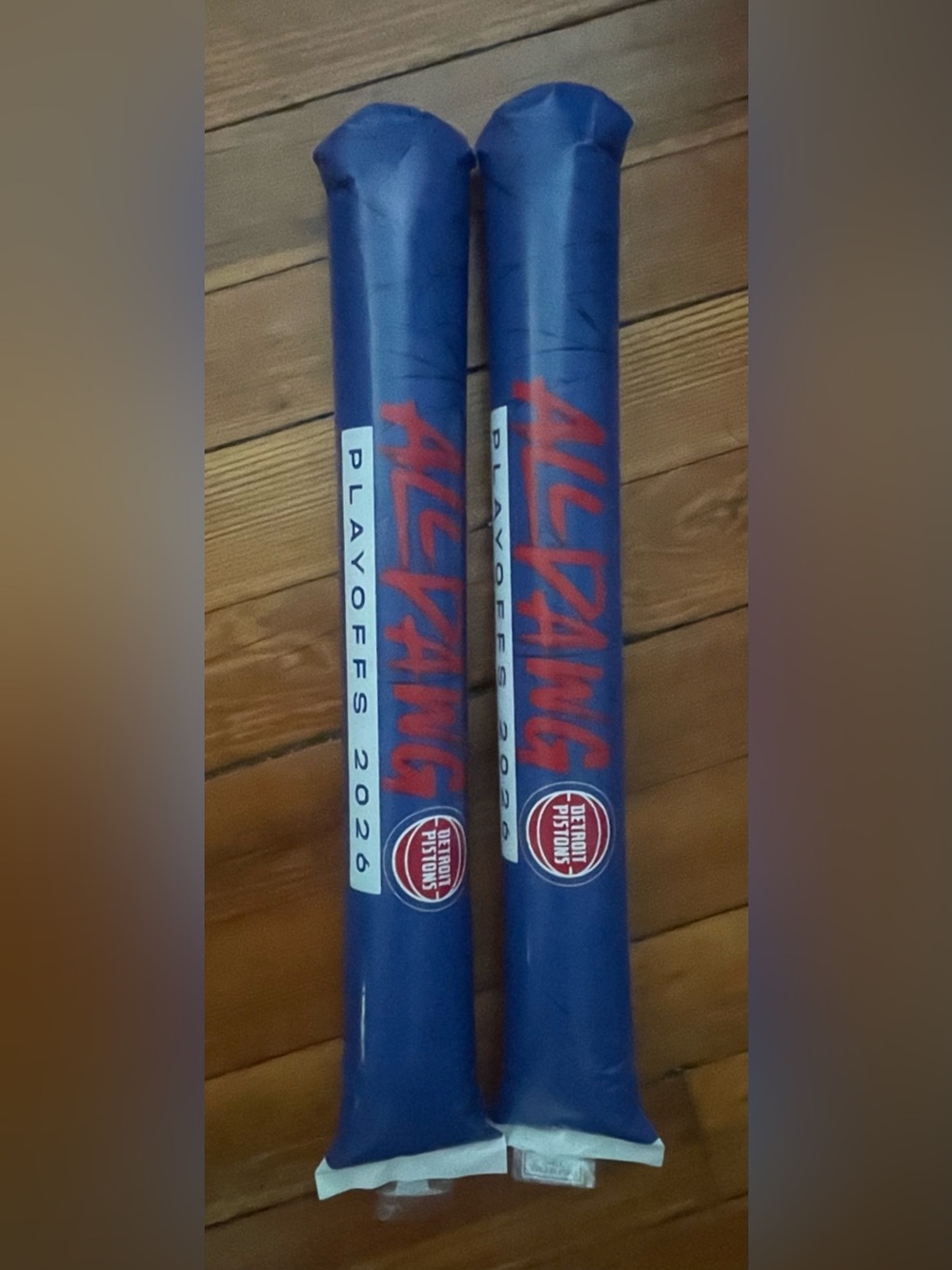 2026 Detroit Pistons NBA Playoffs Inflatable Bam Bam Pair